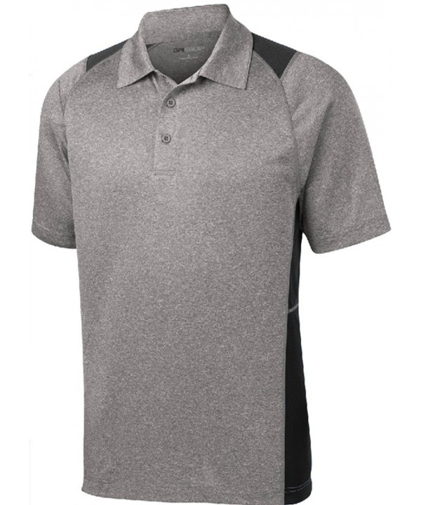 Moisture Wicking 2-Color Athletic Polos in 13 Colors. XS-4XL - Vintage ...