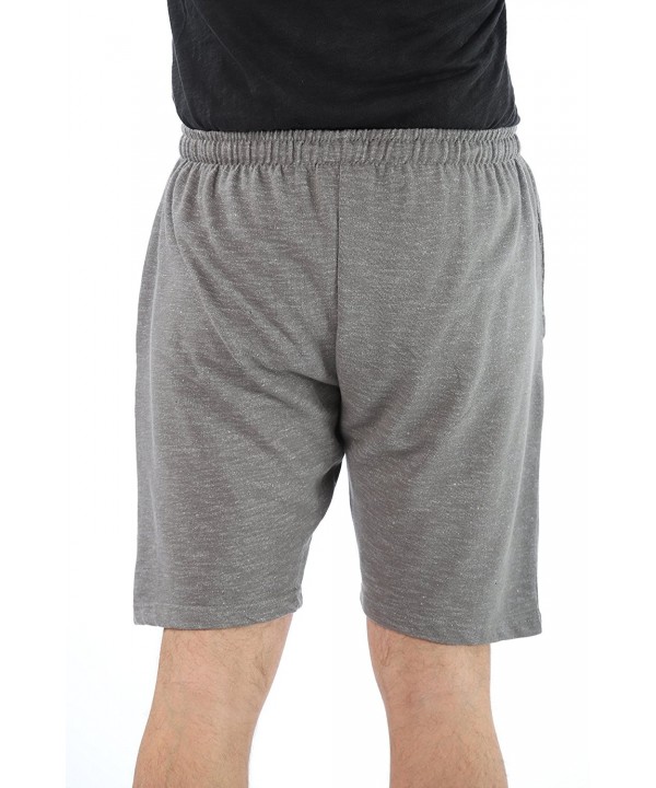 gray sweat shorts men