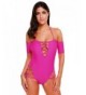 zeagoo Shoulder One piece Bandage Swimsuit