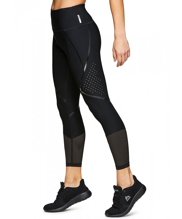 Active Women's Workout Yoga Ankle Legging with Side Detail - Yoga Black ...