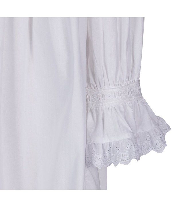 Womens Nightshirt Button Down Pajama Top Boyfriend Shirt Dress Nightie  Sleepwear S-XXL - Black2…