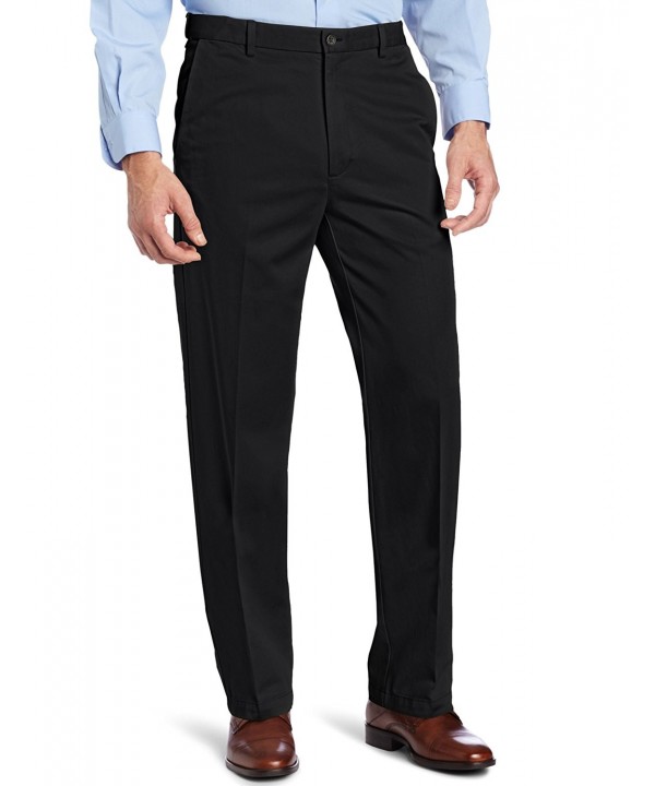 Men's Work to Weekend Hidden Expandable Waist Straight Fit Pant - Black ...
