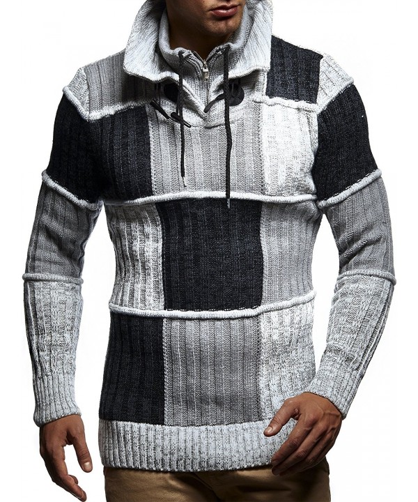 LN5500 Men's Knit Pullover - Ecru Grey - CA187AHOS9Y