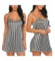 Avidlove Lingerie Stripe Sleepwear Nightgown
