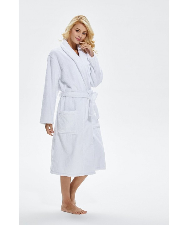 Luxury Bathrobe for Women - Women's Terry Cloth Robe in Bamboo Viscose ...