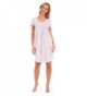 Patricia Womens Pleated Cap Sleeve Nightgown