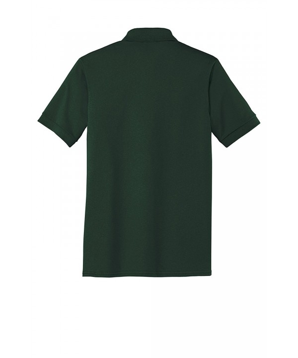 dark green polo shirt men's