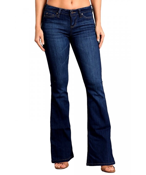 Women's Mid Rise Flare Jeans CJ21060H18 - Vance - CO18CC4EZQT
