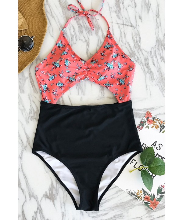 Fashion Women's In the Mood for Love Print One-piece Swimsuit Beach ...