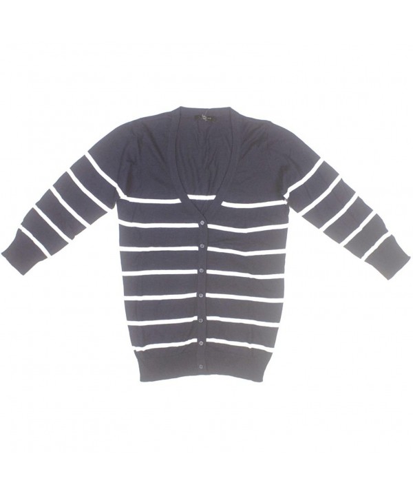 Limited Womens Sleeve Striped Cardigan
