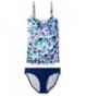 Piece Tankini Swim Medium Lilac