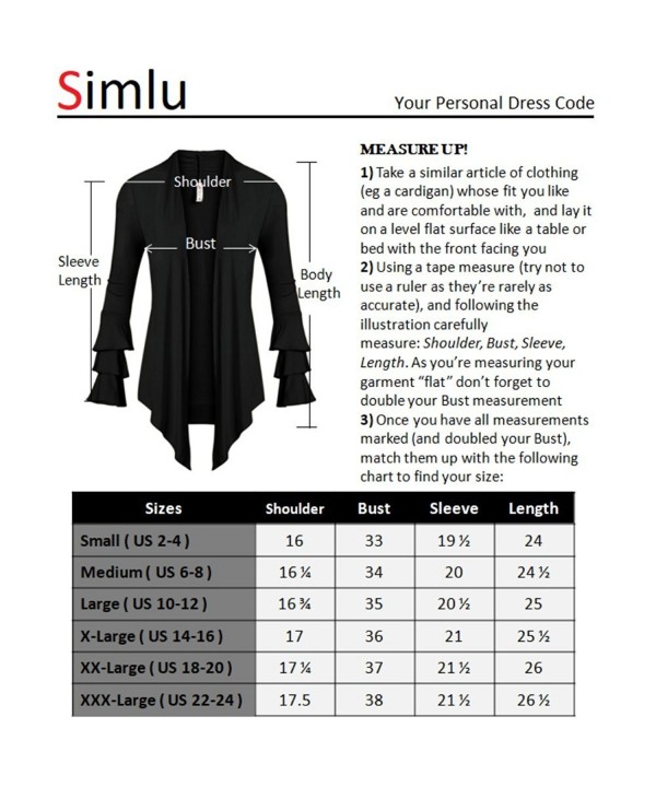 Womens Open Front Cardigan Sweater Ruffle Long Sleeve Cardigan reg and ...