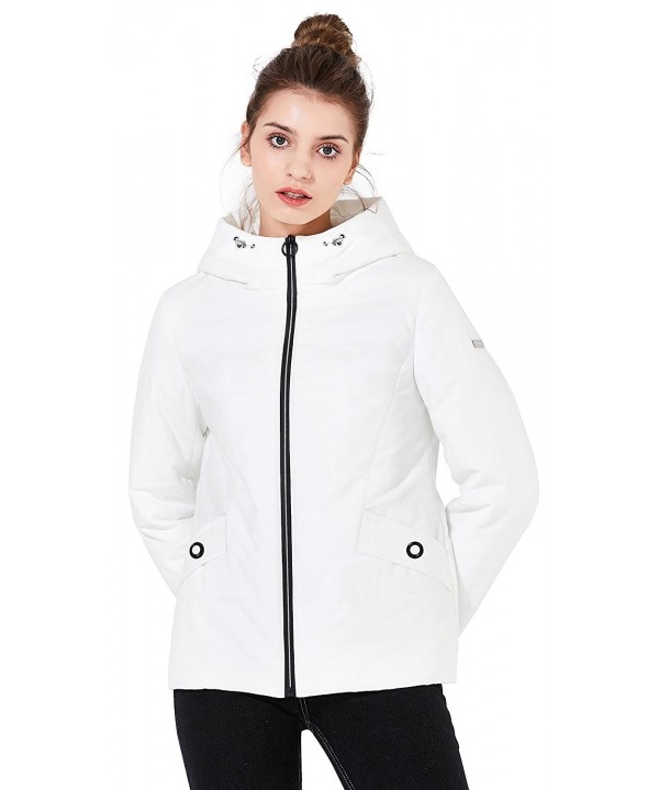 Women's Causal Quilted Anorak Ultra Light Weight Short Jacket For ...