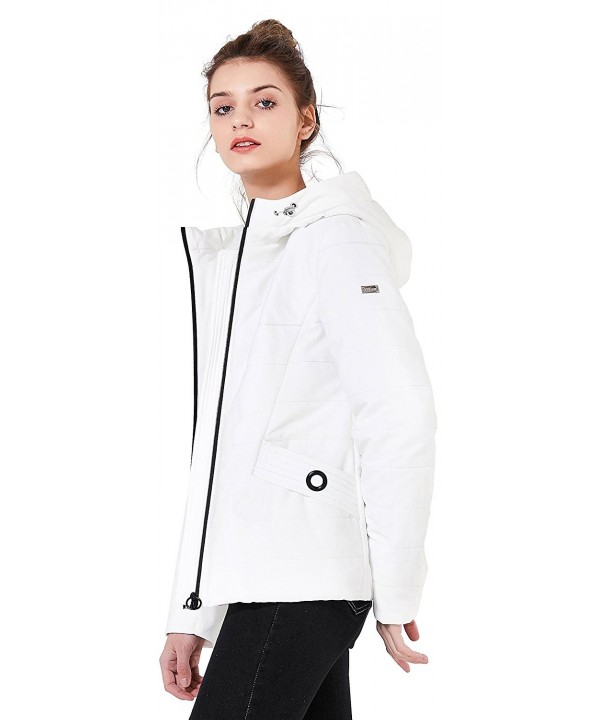 Women's Causal Quilted Anorak Ultra Light Weight Short Jacket For ...