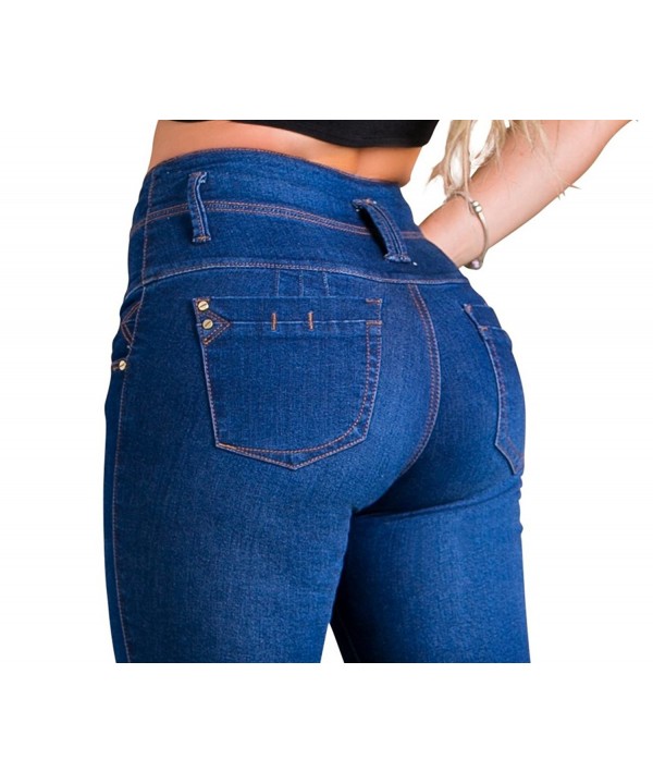 Trivassi 100% Colombian Womens Buttlifter Jeans With Tummy