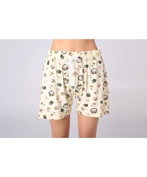 VENTELAN Pajama Women Cute Panda Sleep Tee Shirt Shorts Set