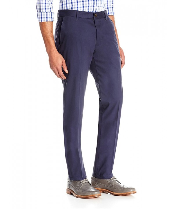 Men's Slim-Fit Wrinkle-Free Dress Chino Pant - Navy - CZ12KRW950N